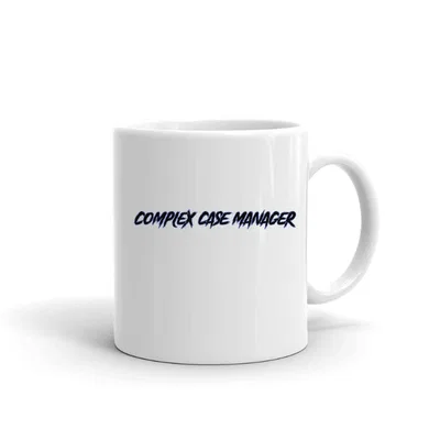 Complex Case Manager Slasher Style mug preview