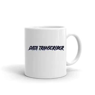 Data Transcriber Slasher Style mug preview