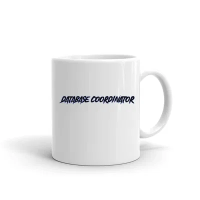 Database Coordinator Slasher Style mug preview