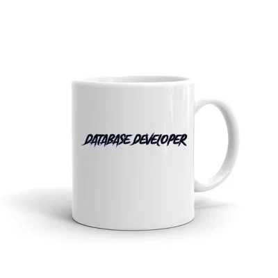 Database Developer Slasher Style mug preview