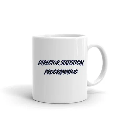 Director Statistical Programming Slasher Style mug preview