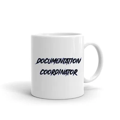 Documentation Coordinator Slasher Style mug preview