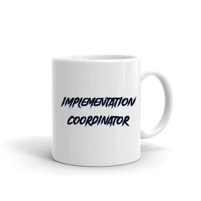 Implementation Coordinator Slasher Style mug preview