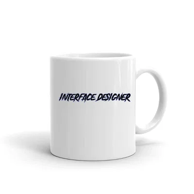Interface Designer Slasher Style mug preview