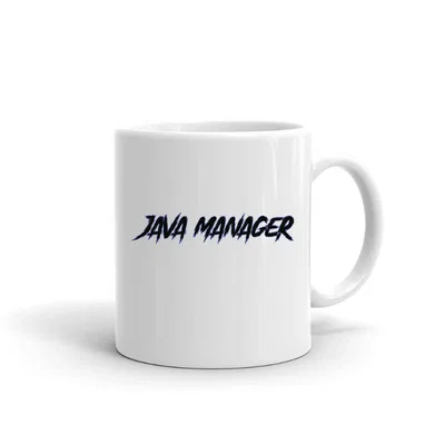 Java Manager Slasher Style mug preview