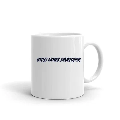 Lotus Notes Developer Slasher Style mug preview