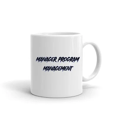 Manager Program Management Slasher Style mug preview