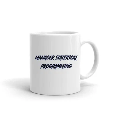 Manager Statistical Programming Slasher Style mug preview