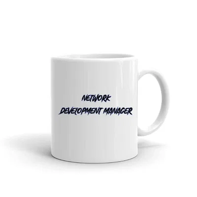 Network Development Manager Slasher Style mug preview