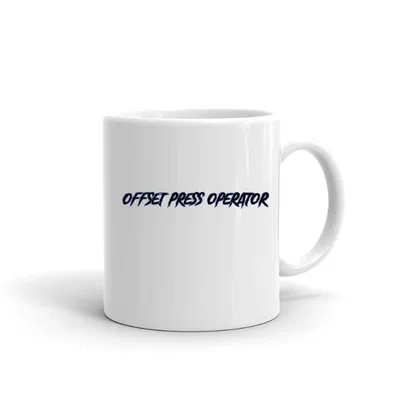 Offset Press Operator Slasher Style mug preview