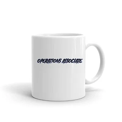 Operations Associate Slasher Style mug preview