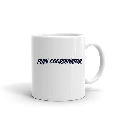 Plan Coordinator Slasher Style mug preview