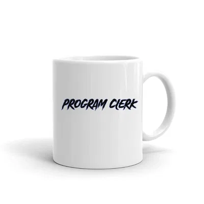Program Clerk Slasher Style mug preview