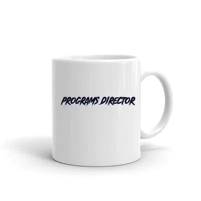 Programs Director Slasher Style mug preview