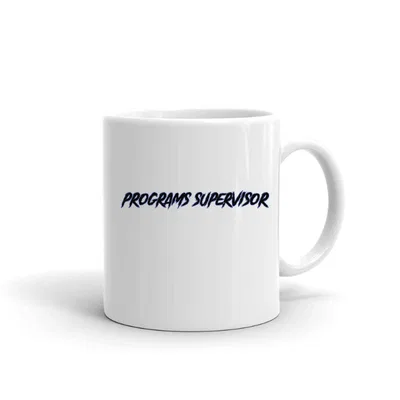 Programs Supervisor Slasher Style mug preview