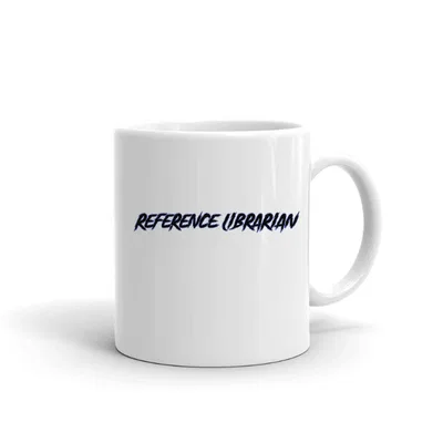 Reference Librarian Slasher Style mug preview