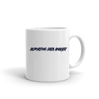 Reporting Data Analyst Slasher Style mug preview