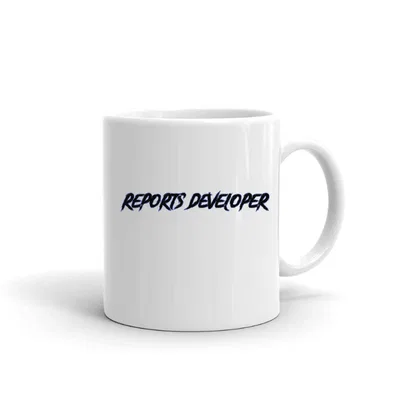 Reports Developer Slasher Style mug preview