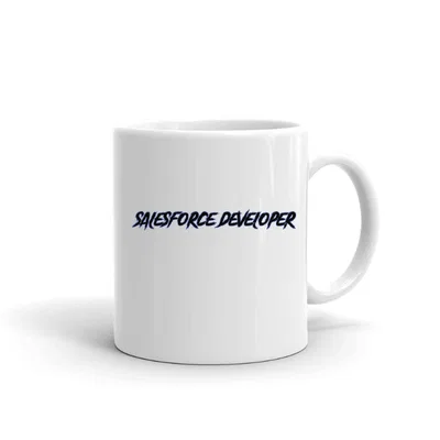 Salesforce Developer Slasher Style mug preview