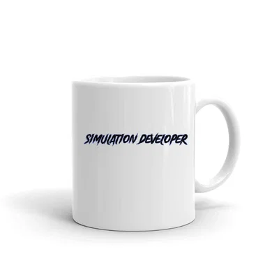 Simulation Developer Slasher Style mug preview