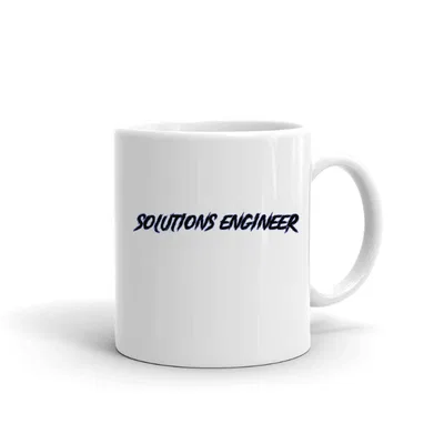 Solutions Engineer Slasher Style mug preview