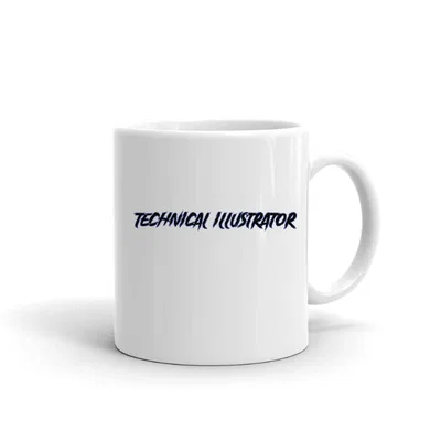 Technical Illustrator Slasher Style mug preview