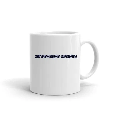 Test Engineering Supervisor Slasher Style mug preview