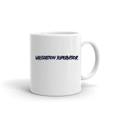 Validation Supervisor Slasher Style mug preview