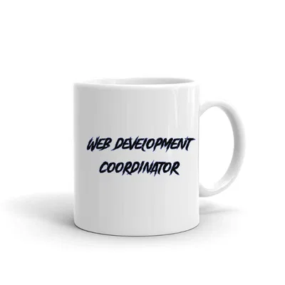 Web Development Coordinator Slasher Style mug preview