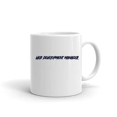 Web Development Manager Slasher Style mug preview