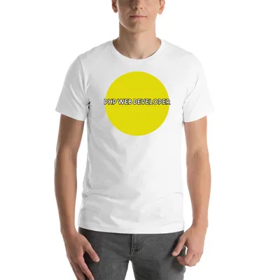 Yellow Dot Php Web Developer tee preview