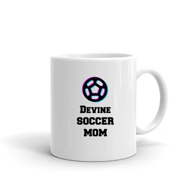 Tri Icon Devine Soccer Mom mug preview