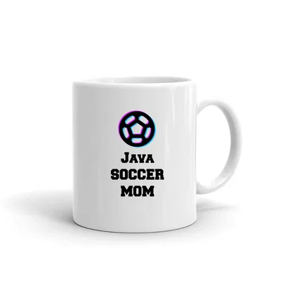 Tri Icon Java Soccer Mom mug preview