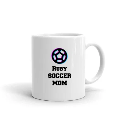 Tri Icon Ruby Soccer Mom mug preview