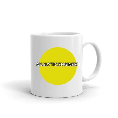Yellow Dot Analytic Engineer mug preview
