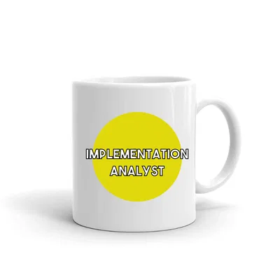 Yellow Dot Implementation Analyst mug preview