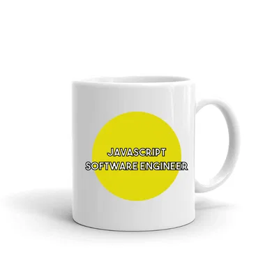 Yellow Dot Javascript Software Engineer mug preview