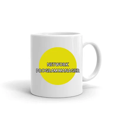 Yellow Dot Network Program Manager mug preview
