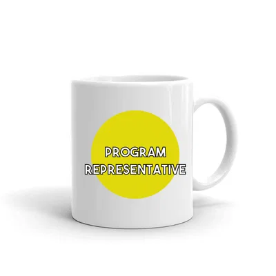 Yellow Dot Program Representative mug preview