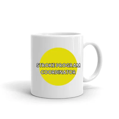 Yellow Dot Stroke Program Coordinator mug preview
