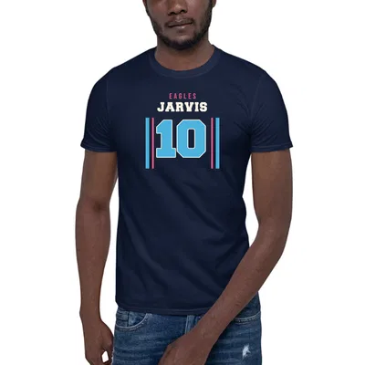 Jarvis Football Block Number dark tee preview
