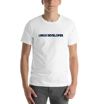 Tri Color Linux Developer tee preview