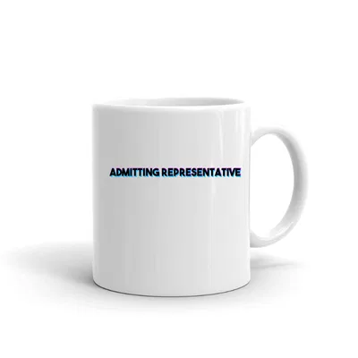 Tri Color Admitting Representative mug preview