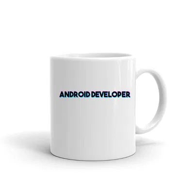 Tri Color Android Developer mug preview