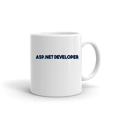 Tri Color Asp.net Developer mug preview