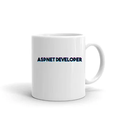 Tri Color Aspnet Developer mug preview