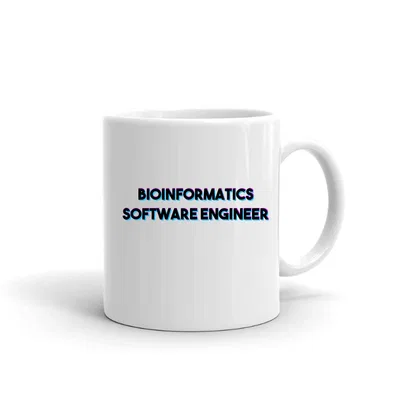 Tri Color Bioinformatics Software Engineer mug preview