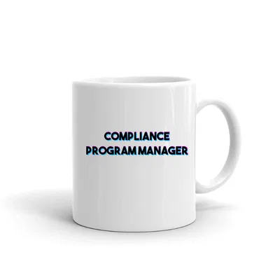 Tri Color Compliance Program Manager mug preview