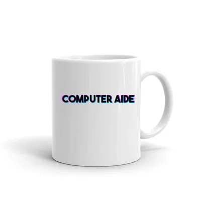Tri Color Computer Aide mug preview