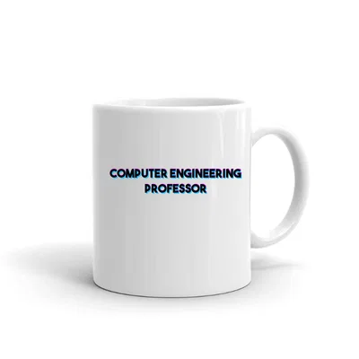 Tri Color Computer Engineering Professor mug preview